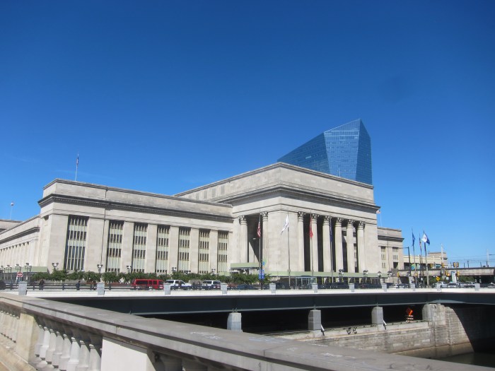 30th St. Station from the Market St. Bridge