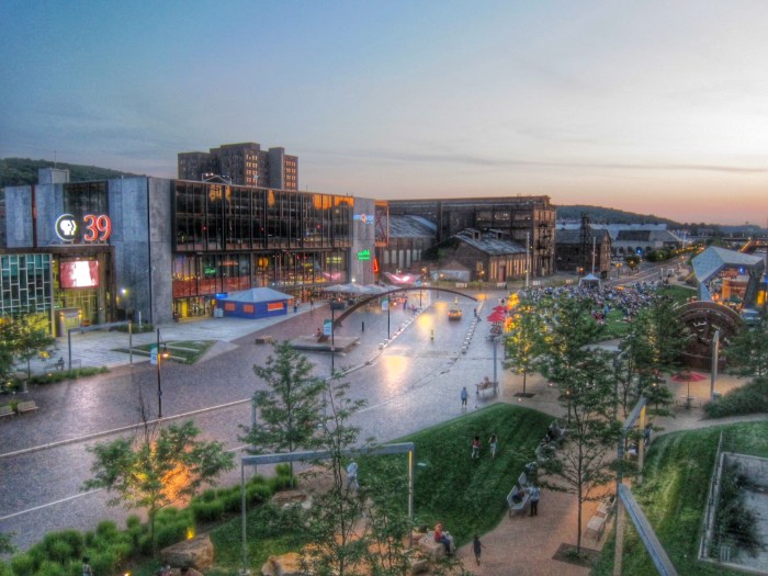 Arts Quest Plaza at Steel Stacks