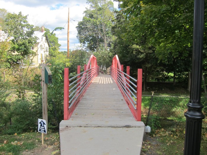 Footbridge In Riegelsville, PA