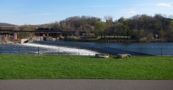 Two Rivers: The view from Riverside Park, Easton, PA