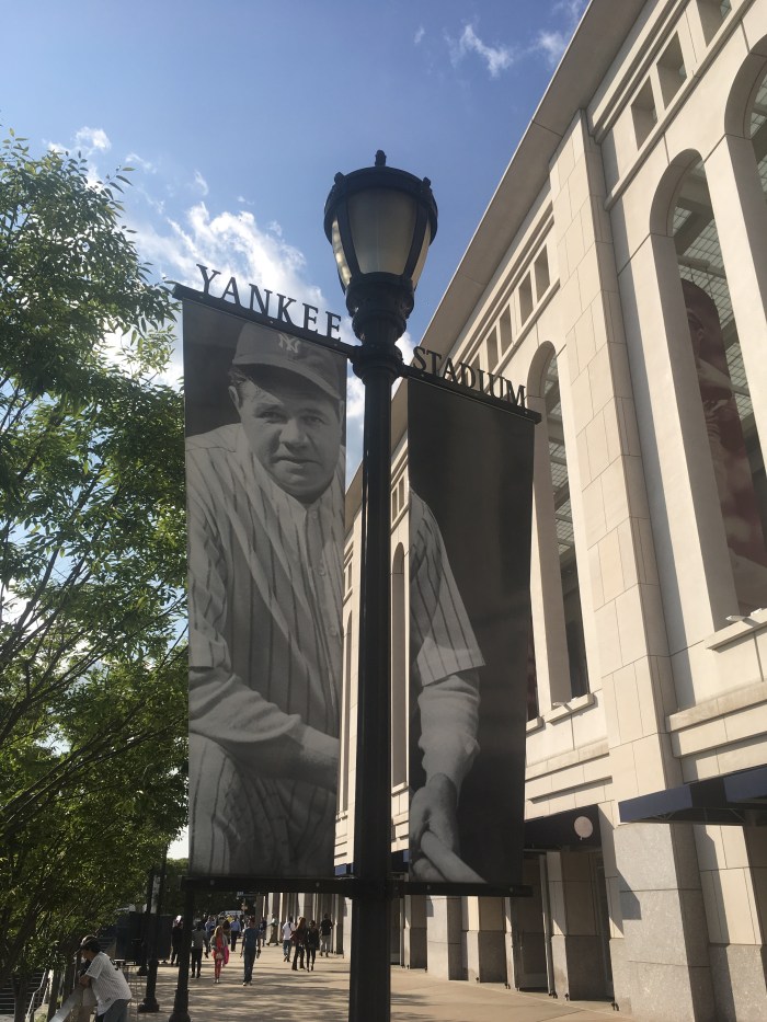 Babe Ruth sign at YS