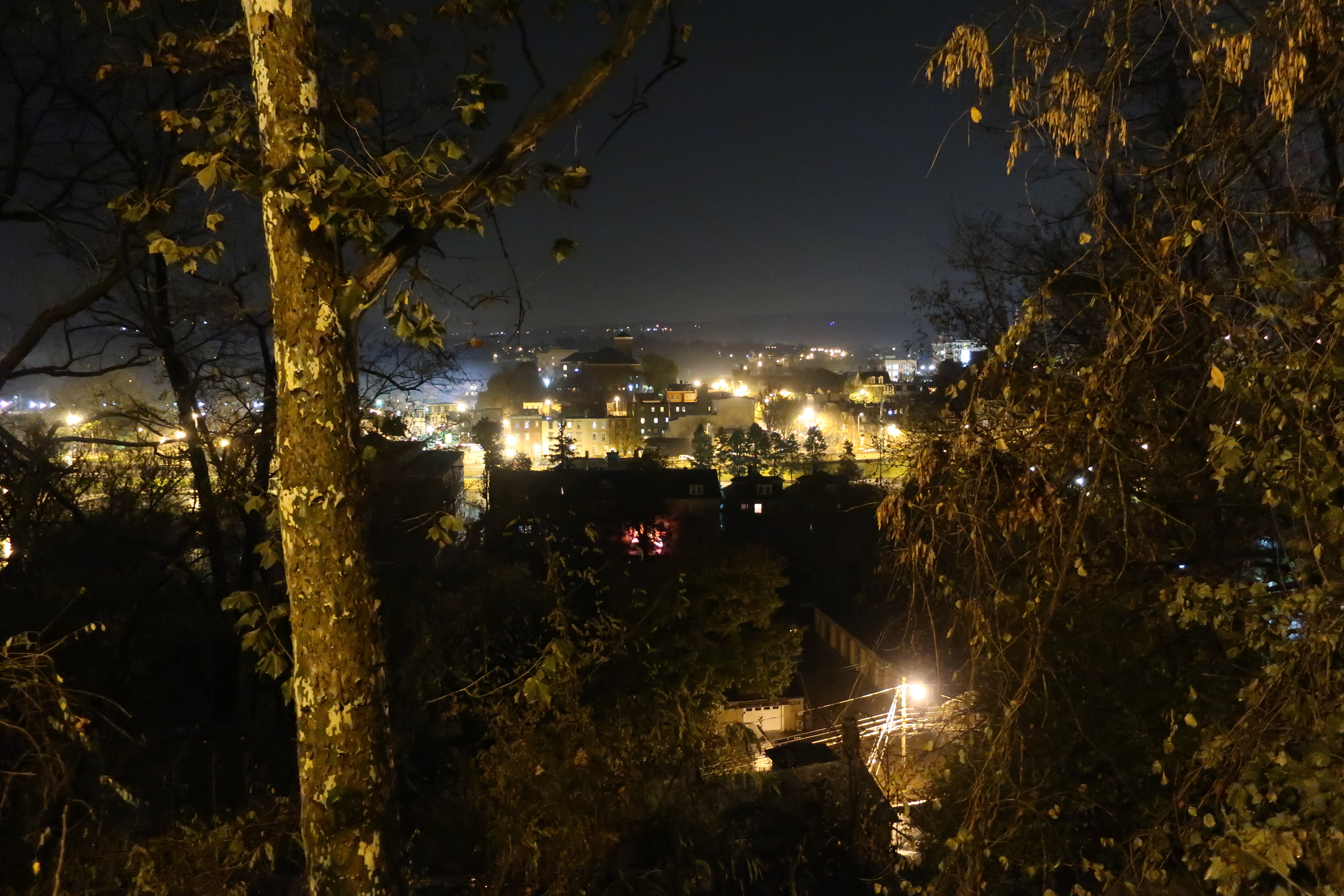 Downtown Easton at Night