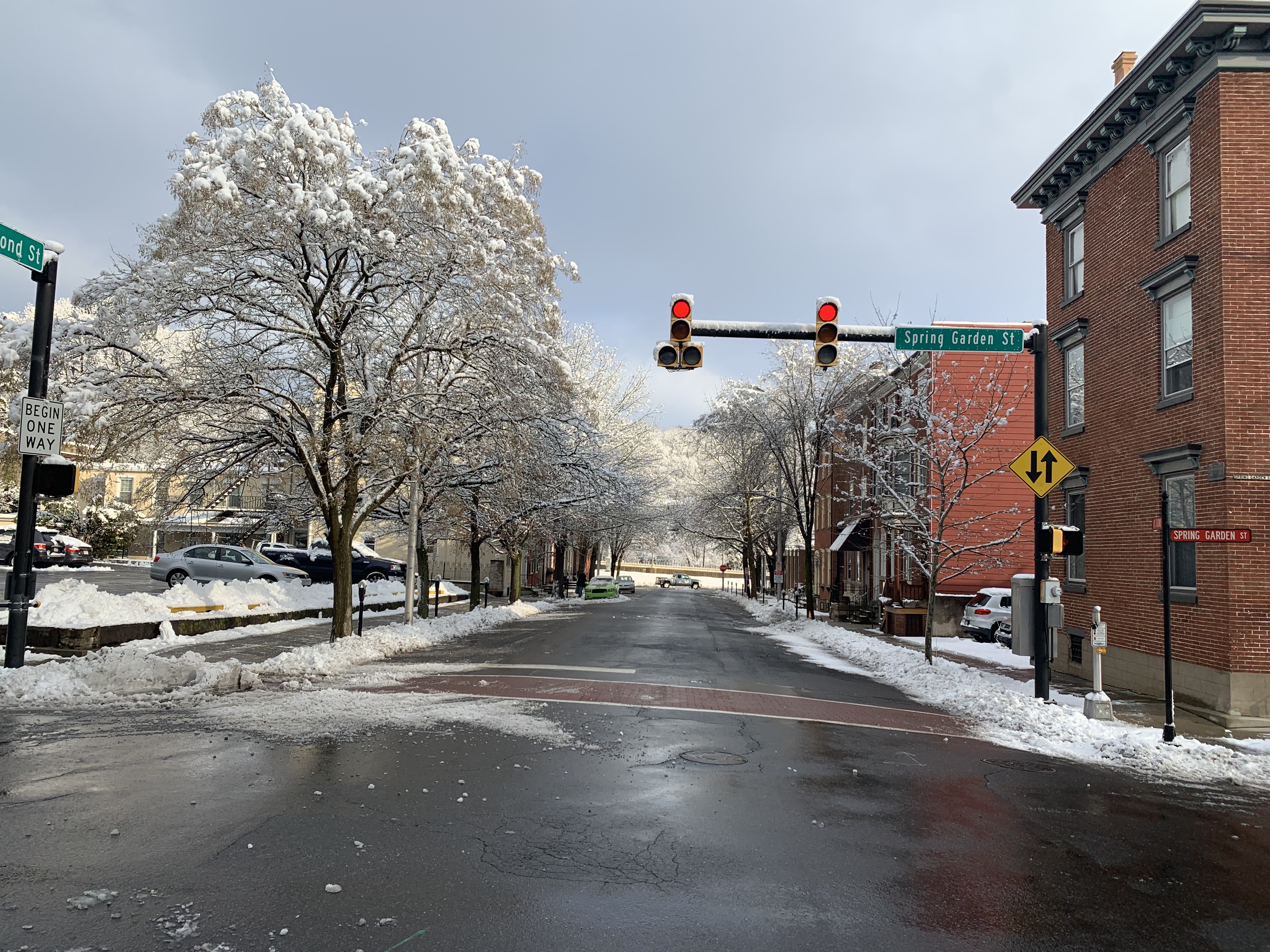 Easton 2nd St Snow